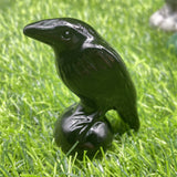 2.4 inch raven carving