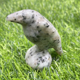 2.4 inch raven carving
