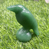 2.4 inch raven carving