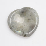 【Worry Stone - heart shape】 Thumb Healing Crystals Palm Stone Used for Relaxation Anxiety Relief