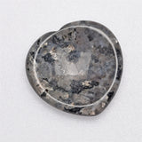 【Worry Stone - heart shape】 Thumb Healing Crystals Palm Stone Used for Relaxation Anxiety Relief