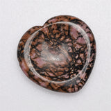【Worry Stone - heart shape】 Thumb Healing Crystals Palm Stone Used for Relaxation Anxiety Relief