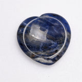 【Worry Stone - heart shape】 Thumb Healing Crystals Palm Stone Used for Relaxation Anxiety Relief