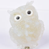 【Orgenite chips owl】Popular customers customize natural crystal ships material owls