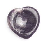 【Worry Stone - heart shape】 Thumb Healing Crystals Palm Stone Used for Relaxation Anxiety Relief