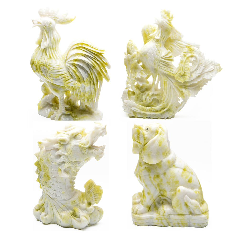 Large Olive jade carvings【large size】
