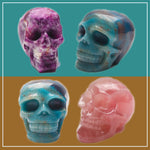 NEW Crystal Skull Carvings【3 kinds】