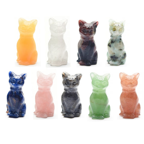 Crystal cat carvings【Limited inventory】