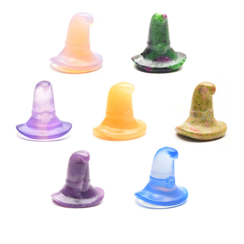 Halloween Small Wizard Hat carvings