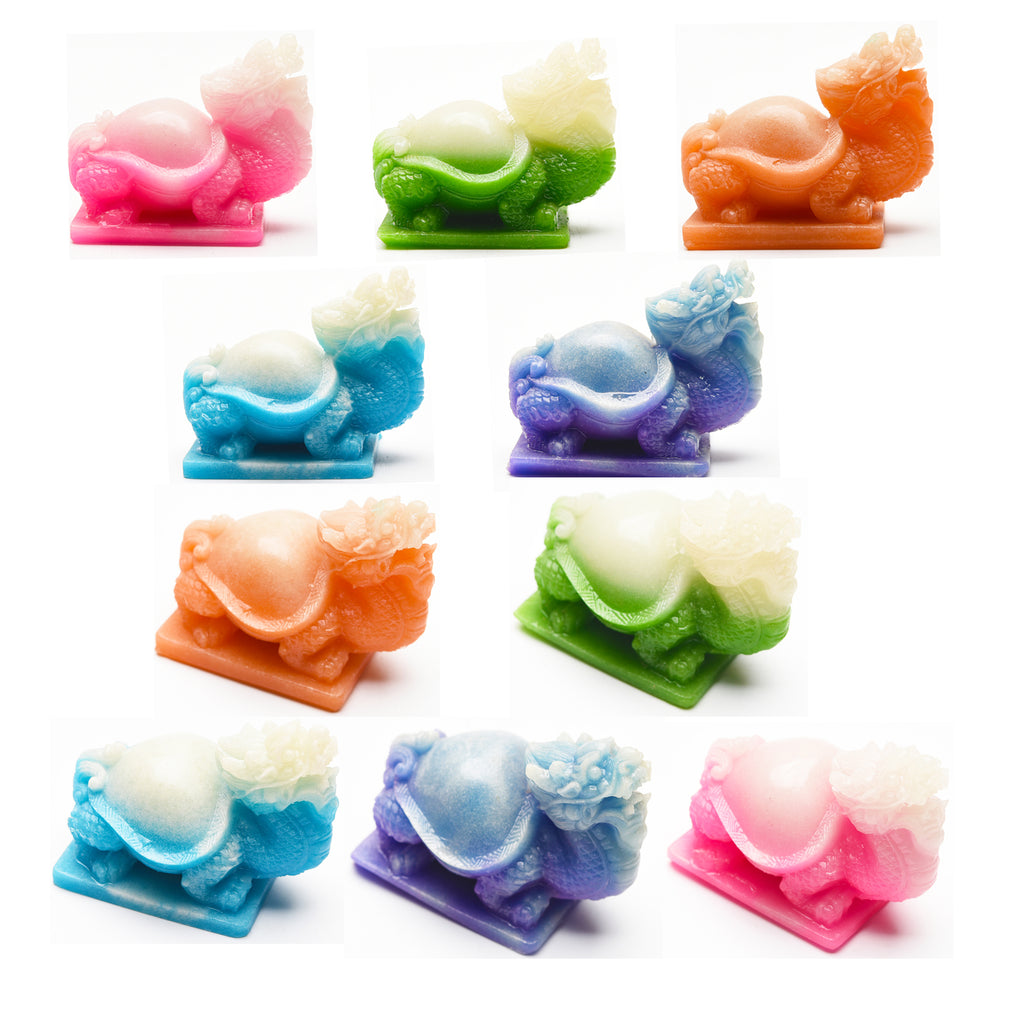 luminous dragon turtle carvings