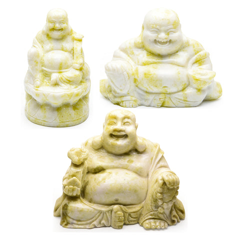 large olive jade Buddha carvings【3 designs】