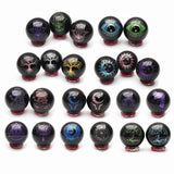 Obsidian patterned spheres 【 13 designs & part 2】