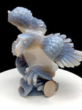 agate eagle carving