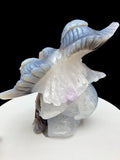 agate eagle carving