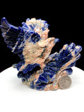 sodalite eagle carving