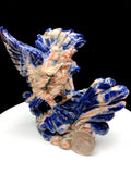 sodalite eagle carving