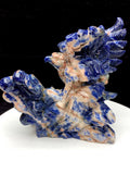 sodalite eagle carving