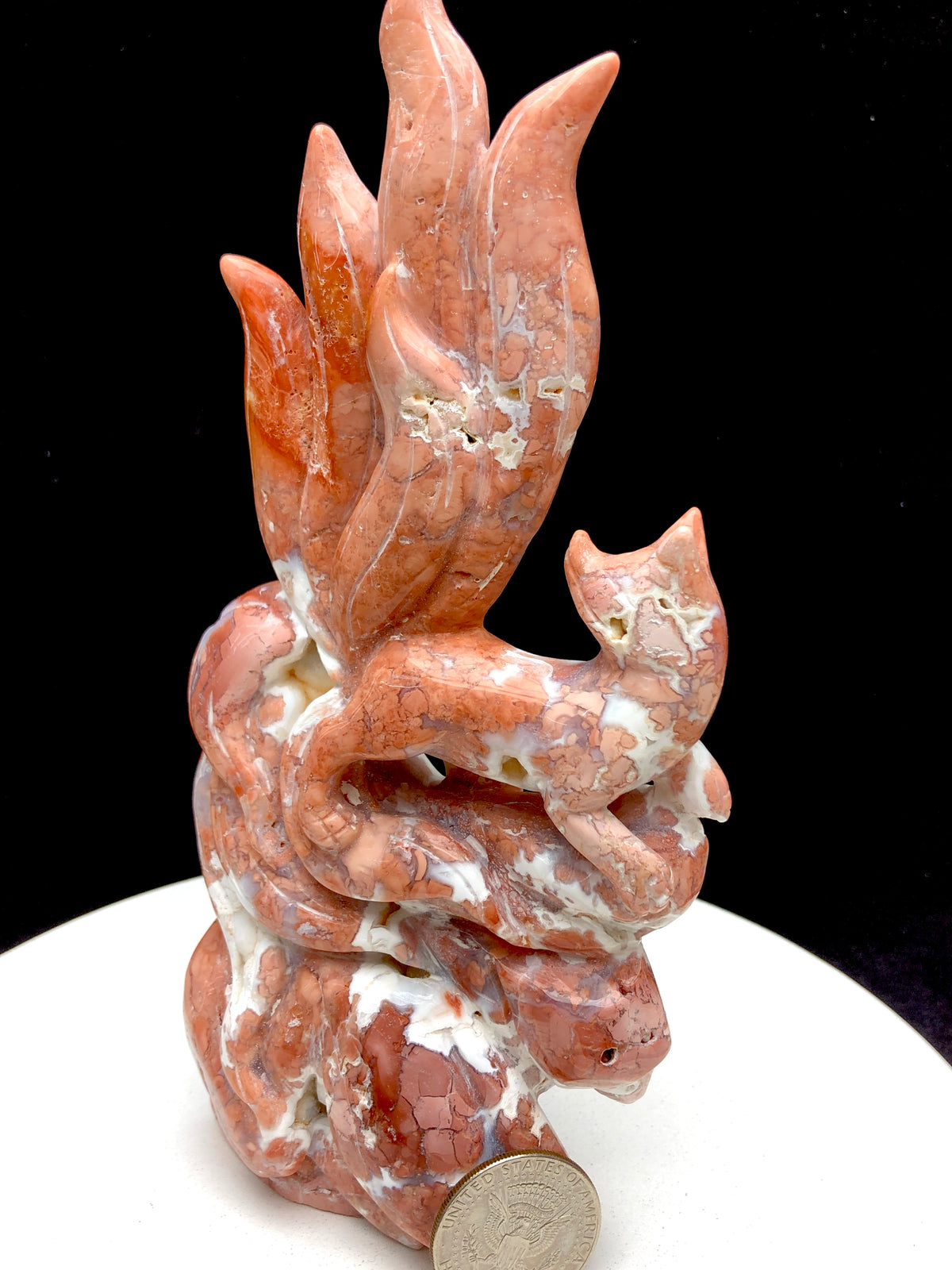 flower agate 9 tails fox