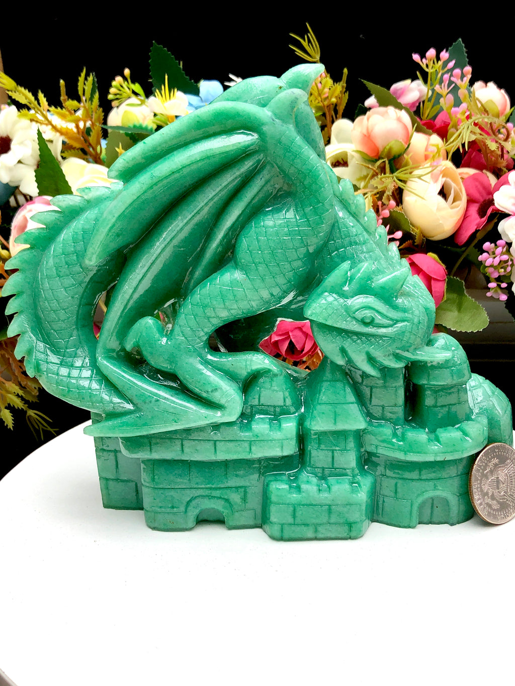 green aventrine western dragon