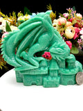 green aventrine western dragon