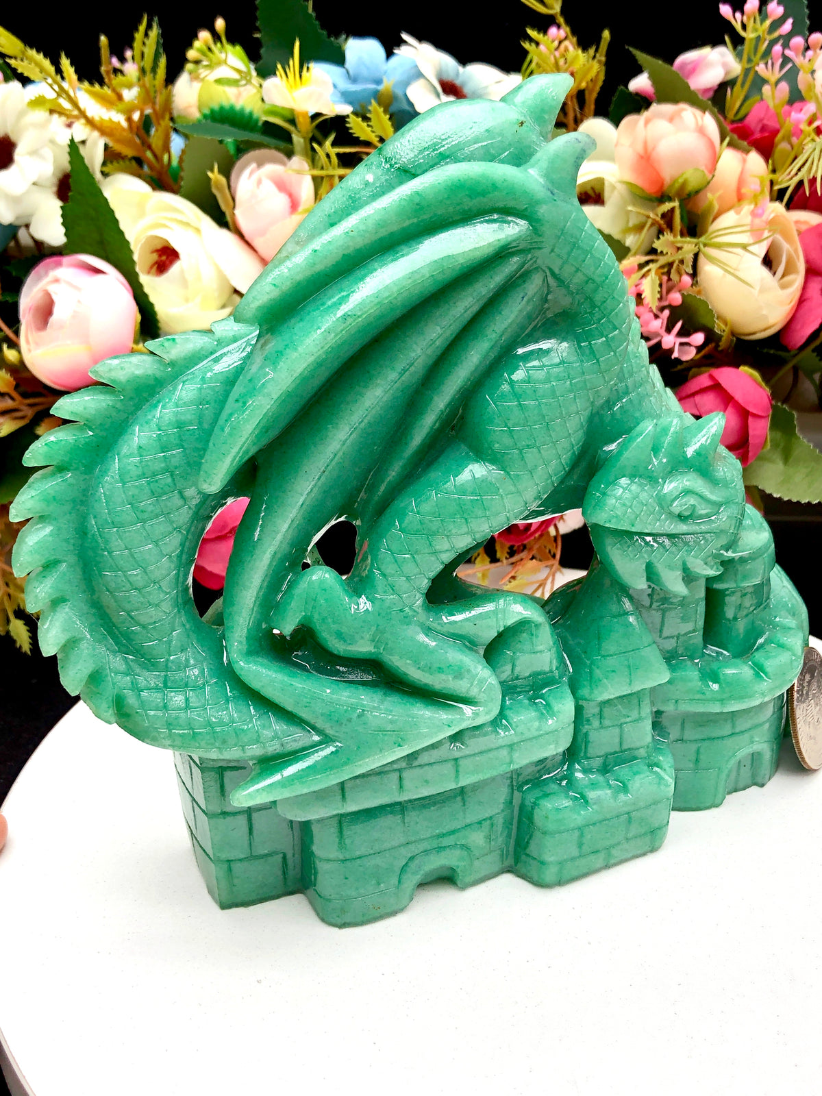 green aventrine western dragon