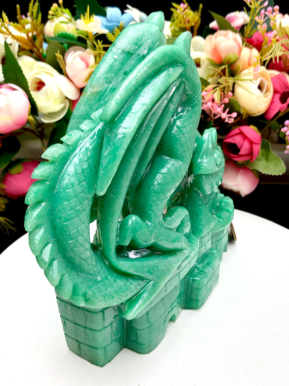 green aventrine western dragon