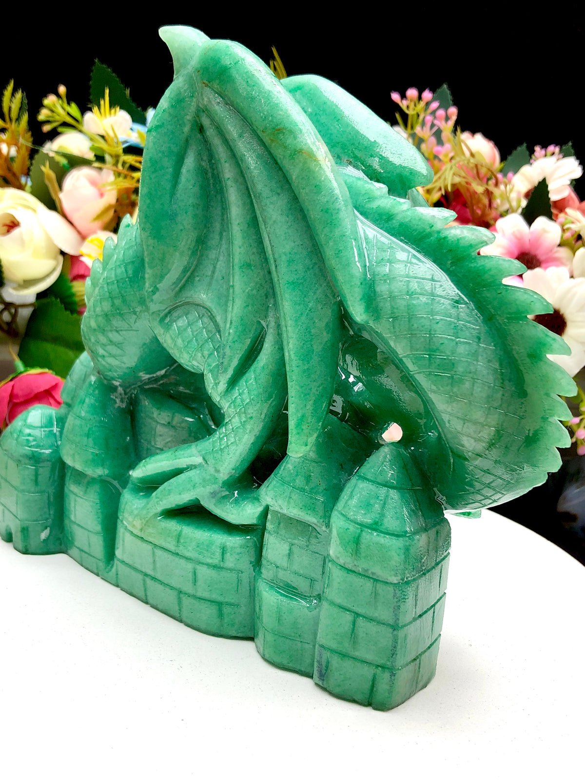 green aventrine western dragon
