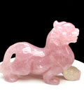 rose quartz pixiu carving
