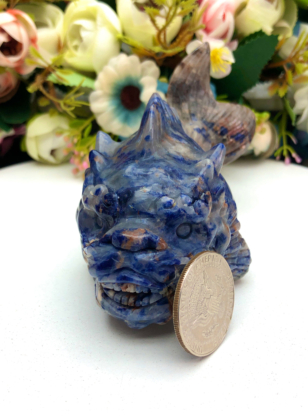 blue sodalite dragon fish