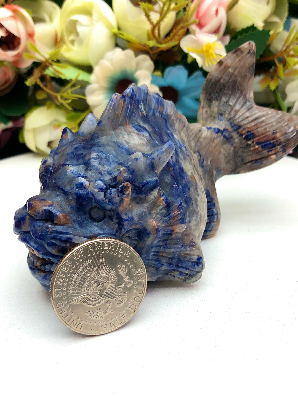 blue sodalite dragon fish