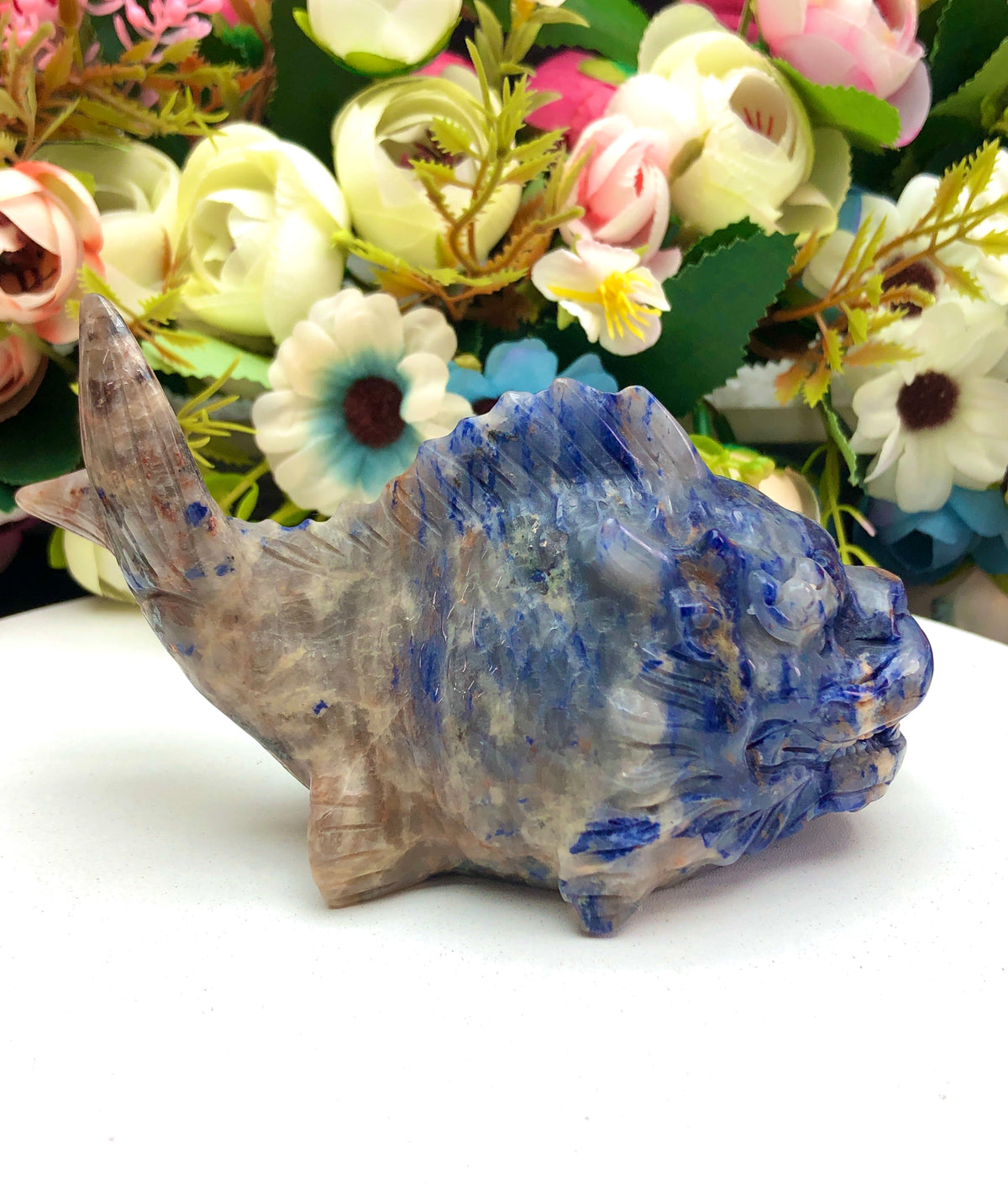 blue sodalite dragon fish