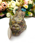 Fruit jasper dragon fish carving