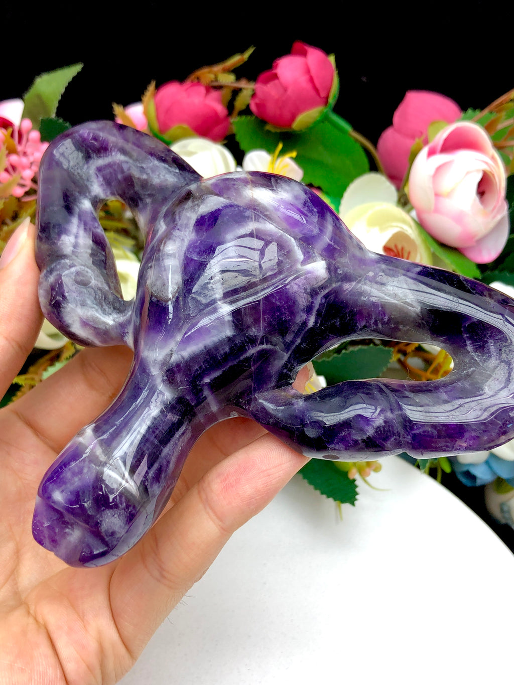 dream amethyst sheep head