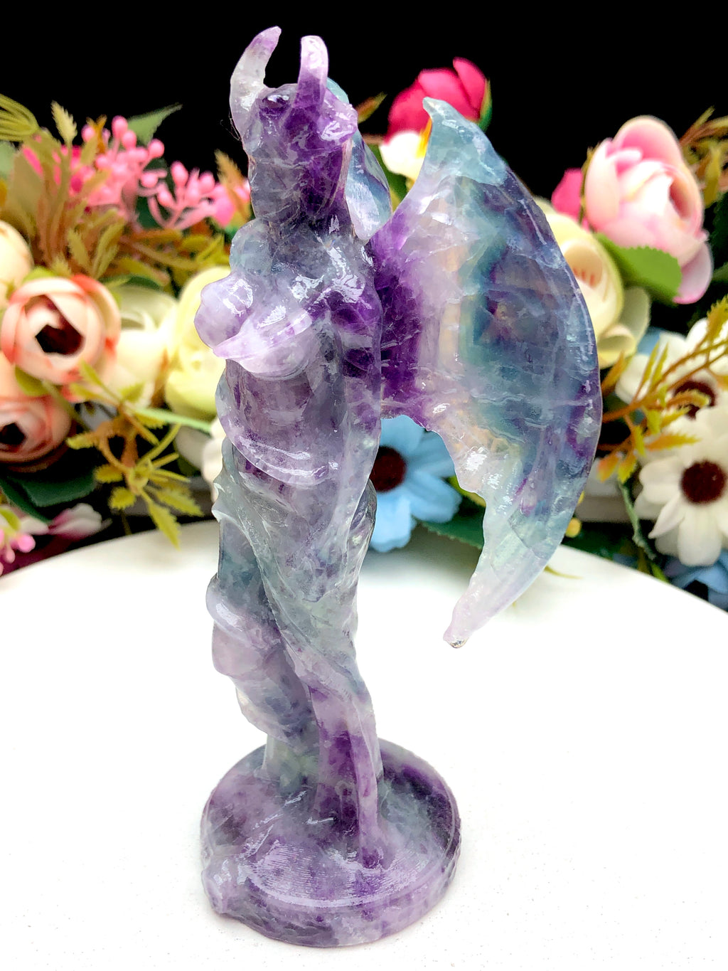 fluorite Lilith carving