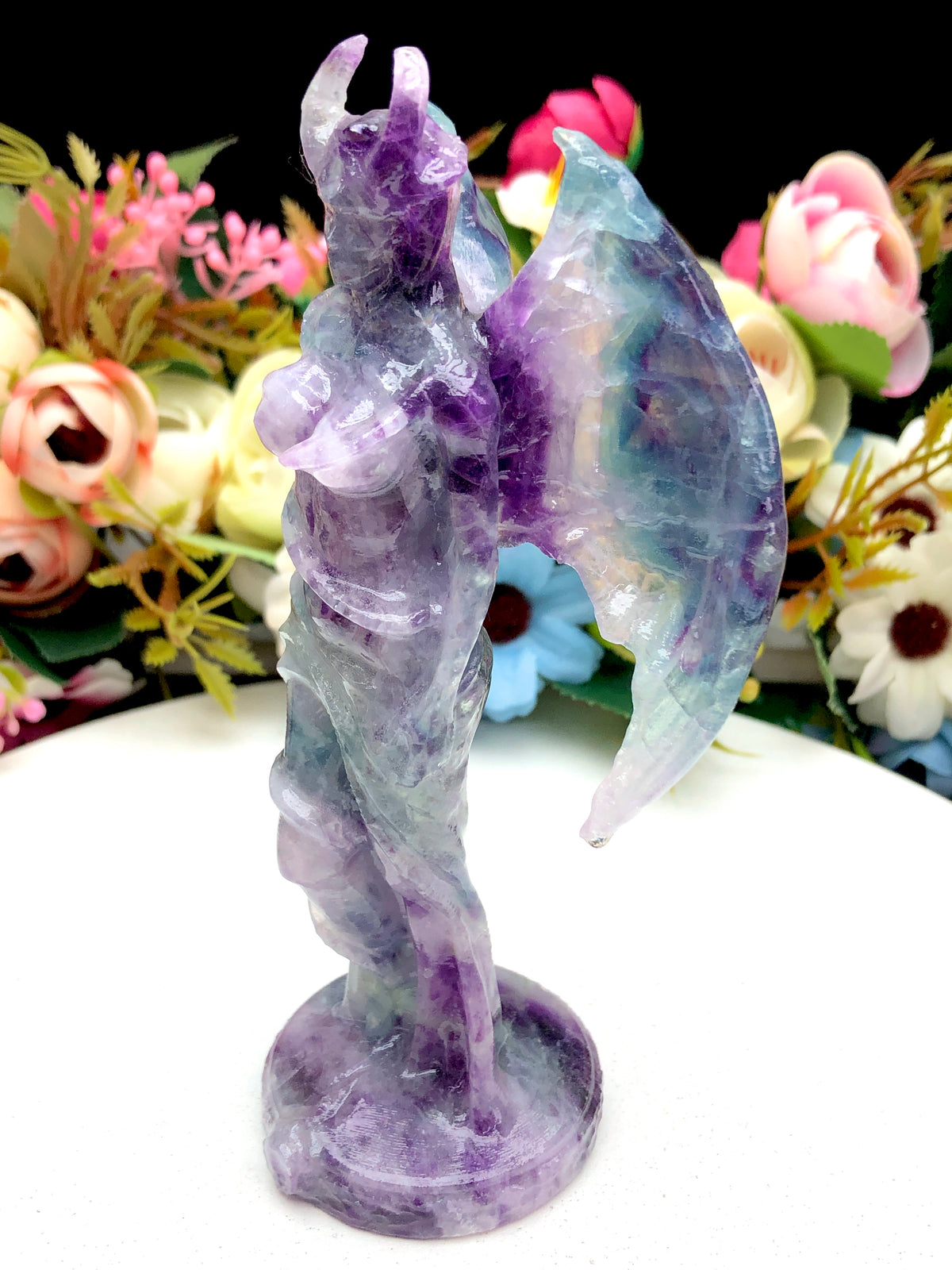 fluorite Lilith carving
