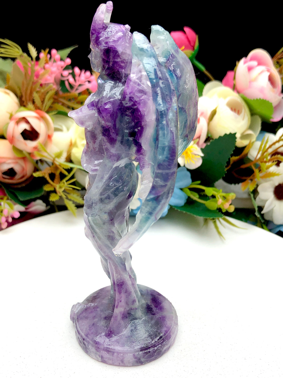 fluorite Lilith carving