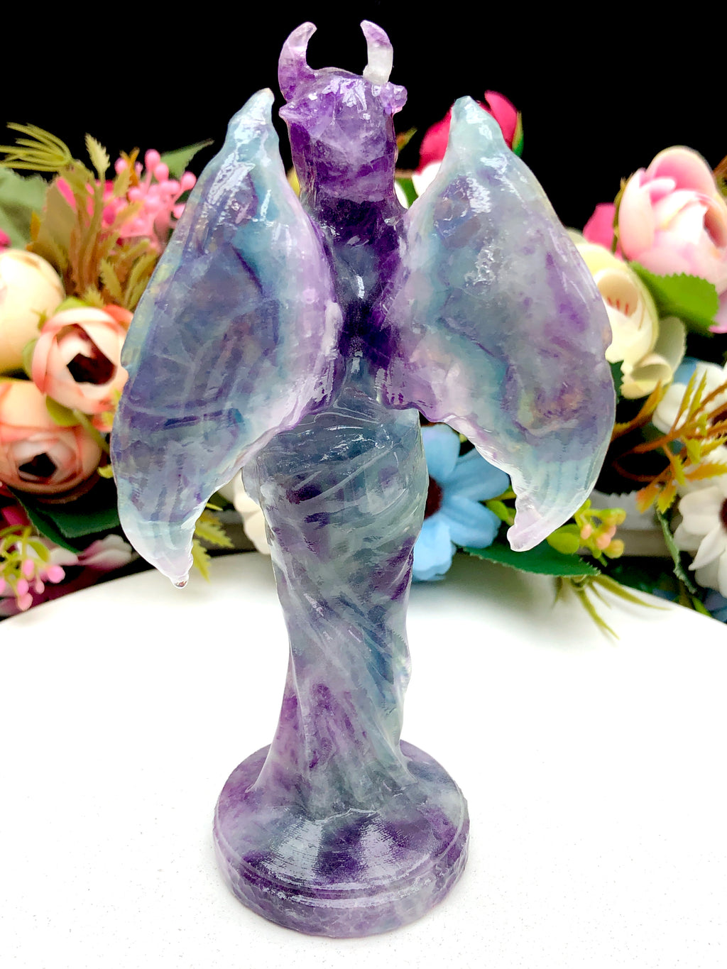 fluorite Lilith carving