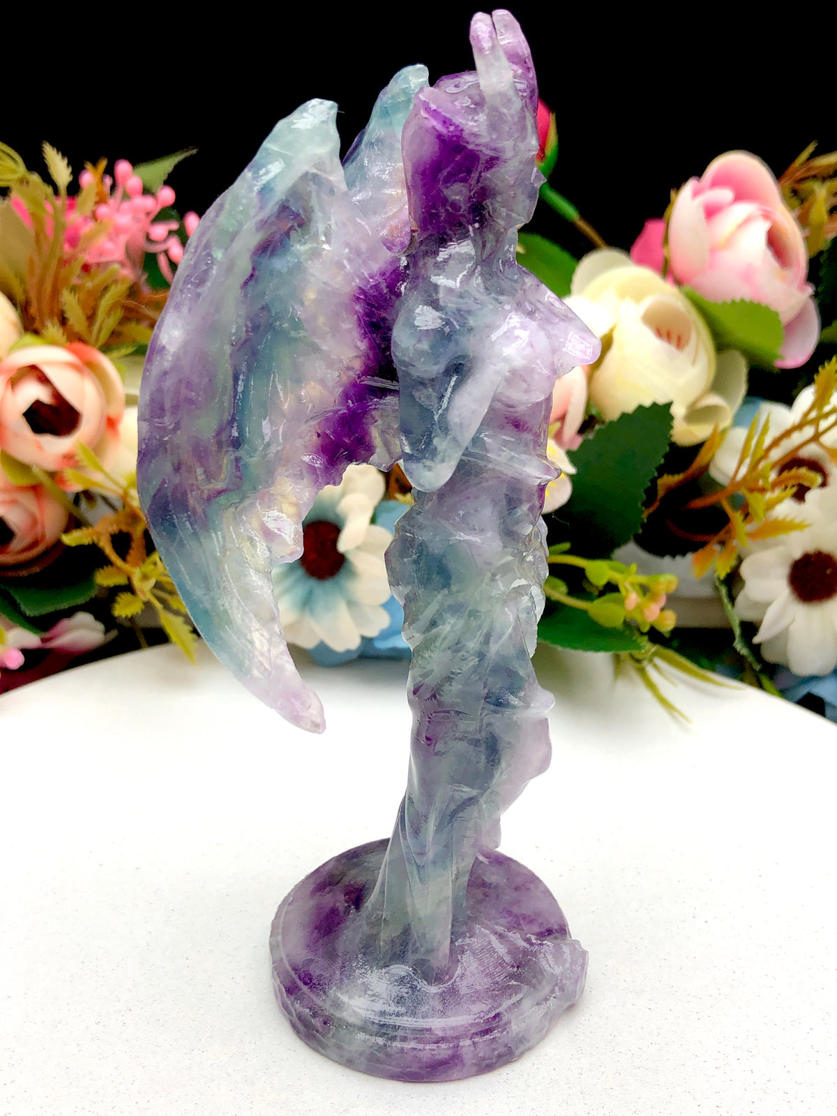 fluorite Lilith carving