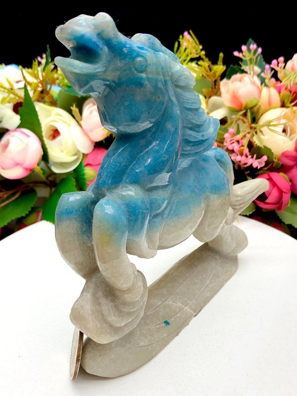 trolleite horse carving
