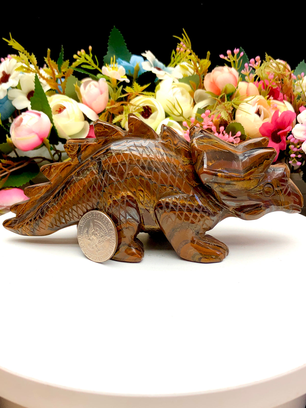 tiger iron stone carving
