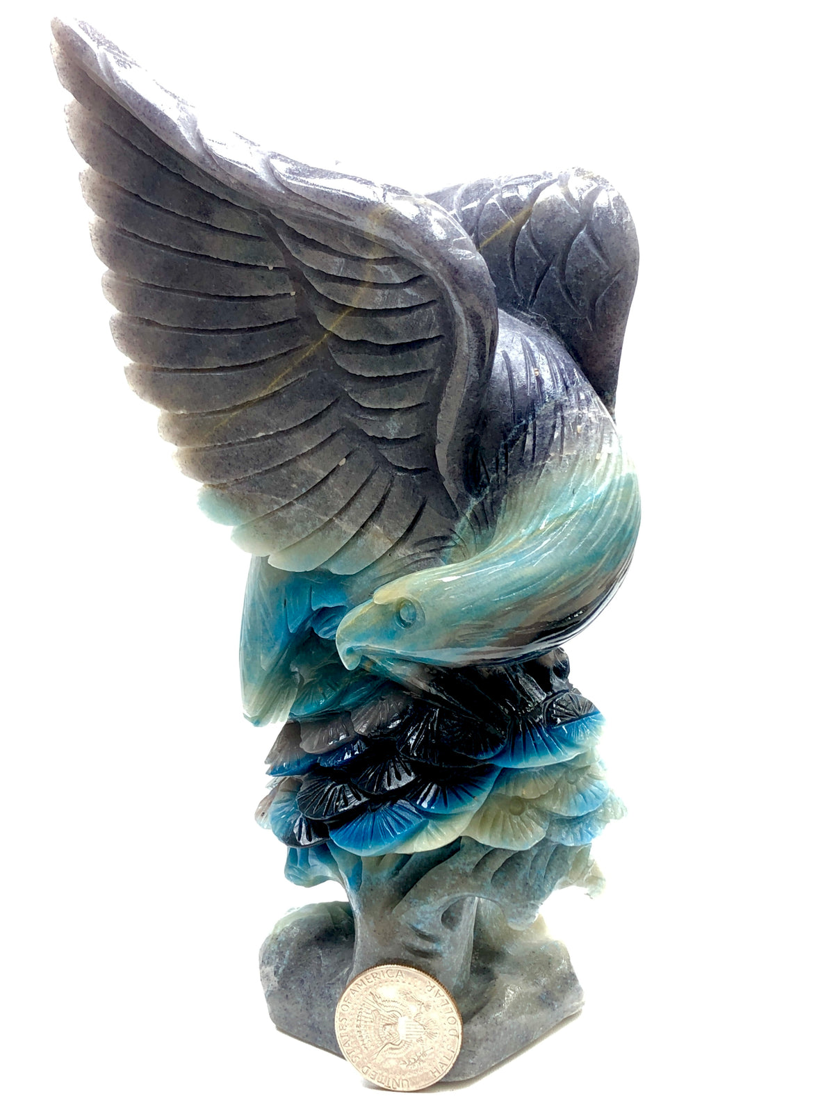 Trolleite eagle carving