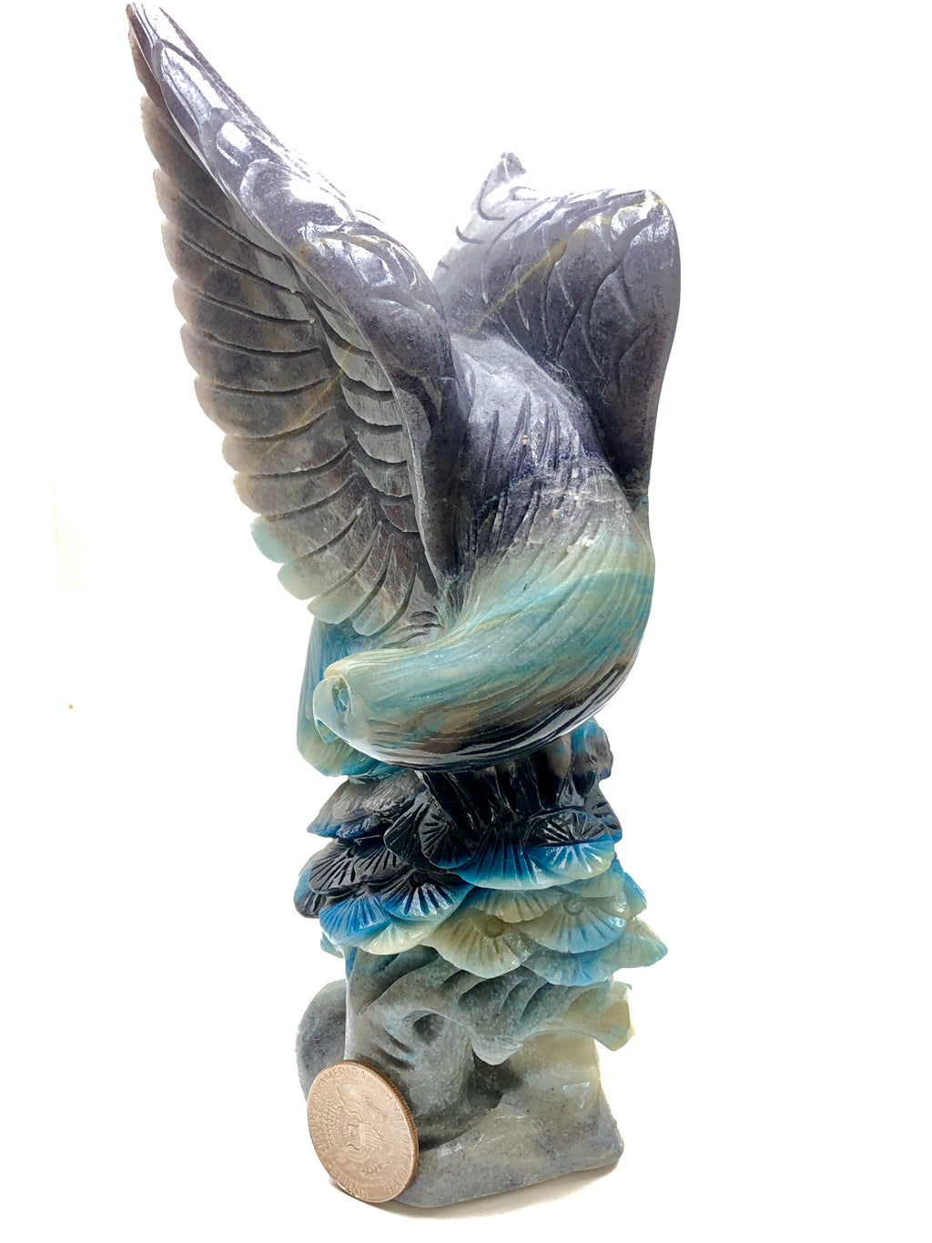 Trolleite eagle carving