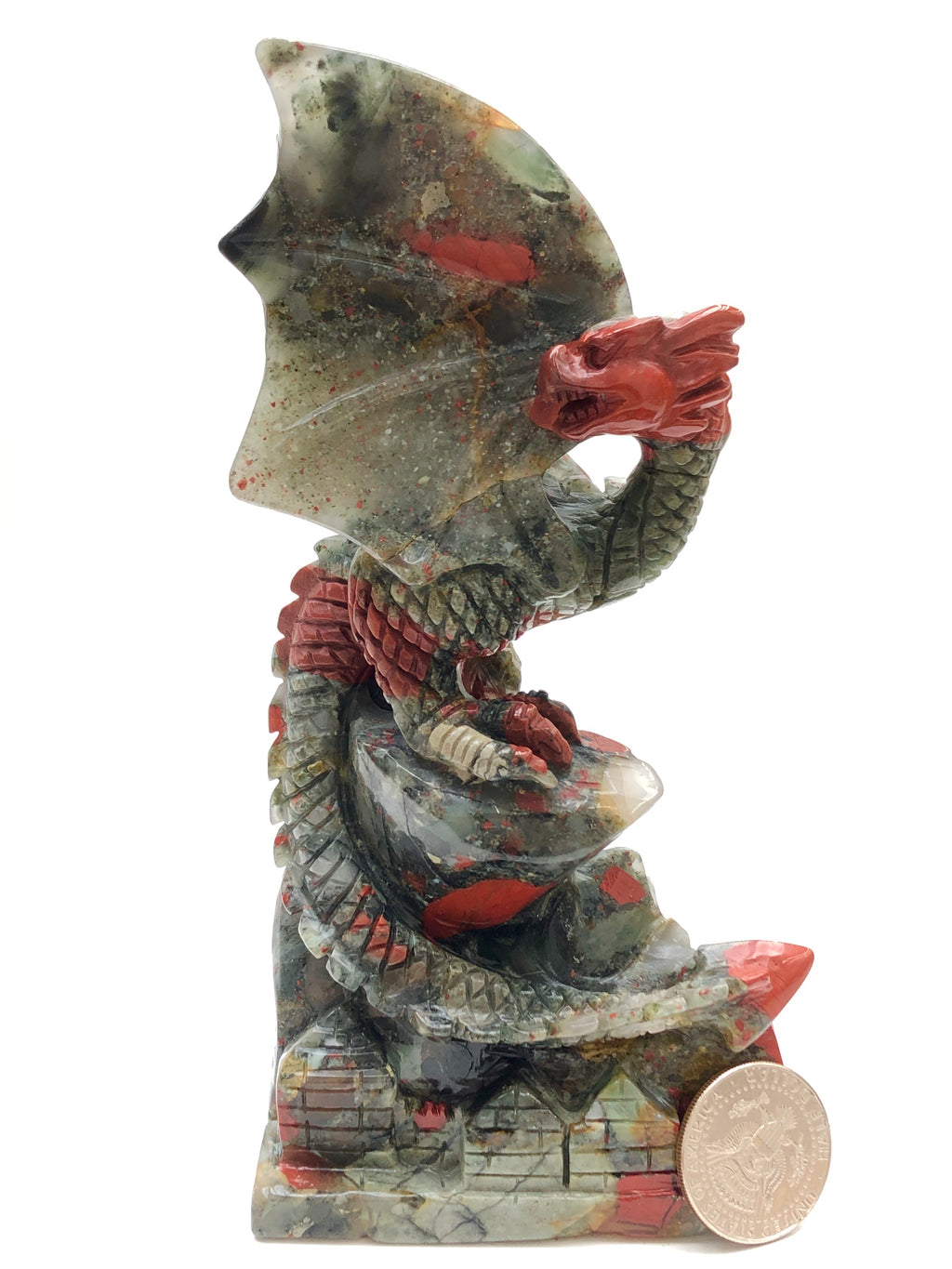 African bloodstone western dragon