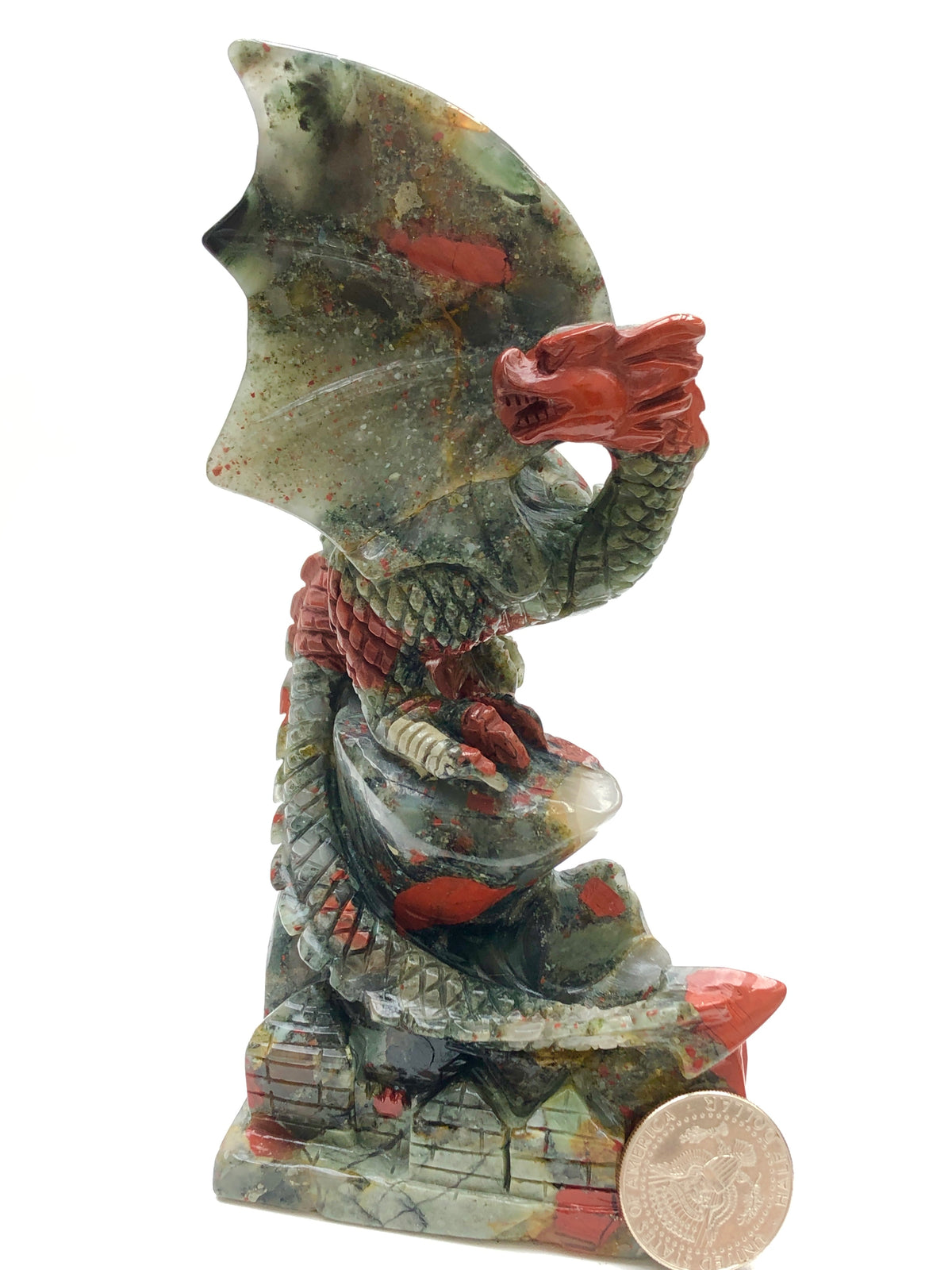 African bloodstone western dragon