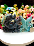 Trolleite chinese dragon carving