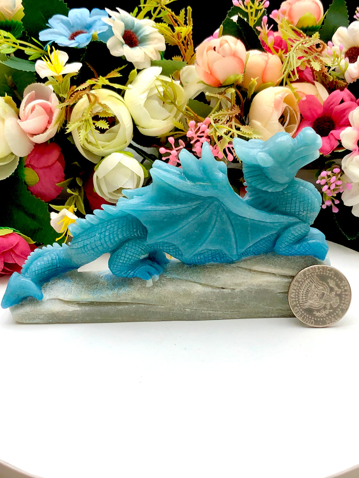 Trolleite Chinese dragon carving