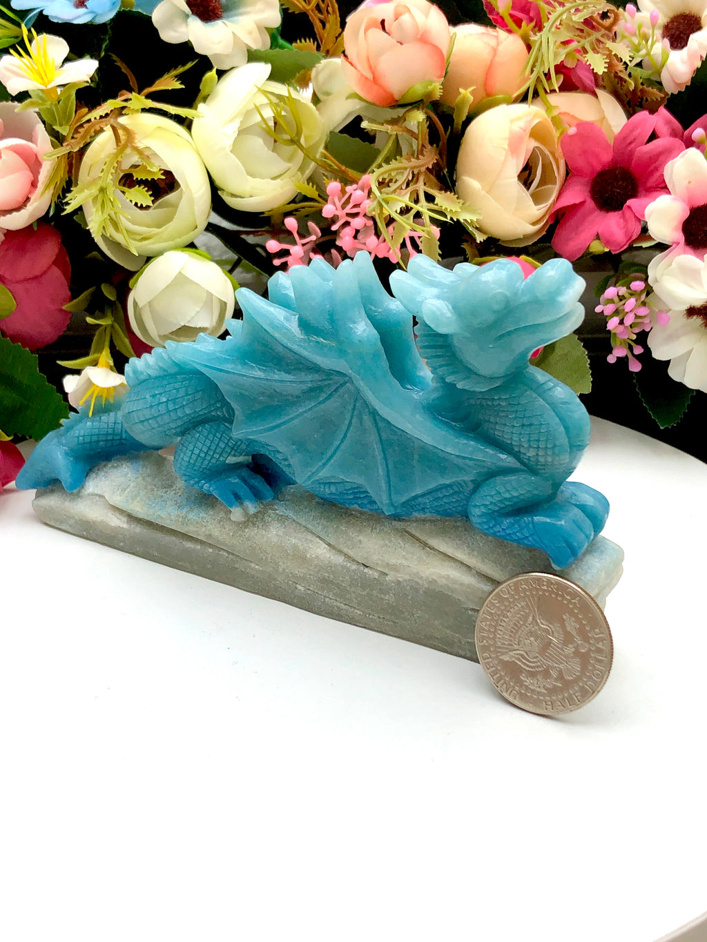 Trolleite Chinese dragon carving