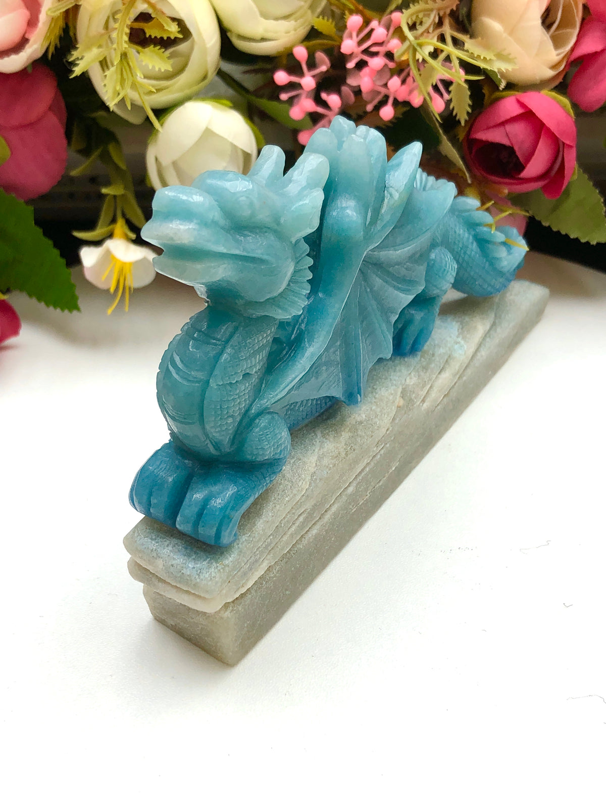 Trolleite Chinese dragon carving