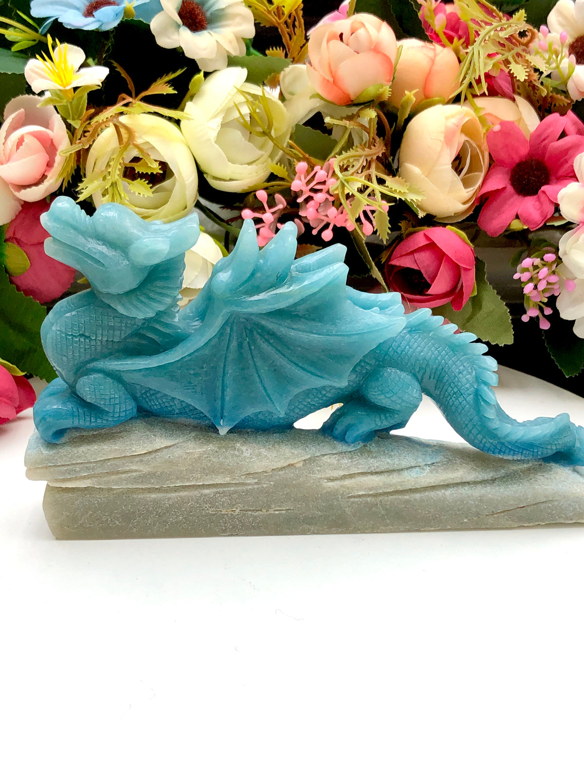 Trolleite Chinese dragon carving