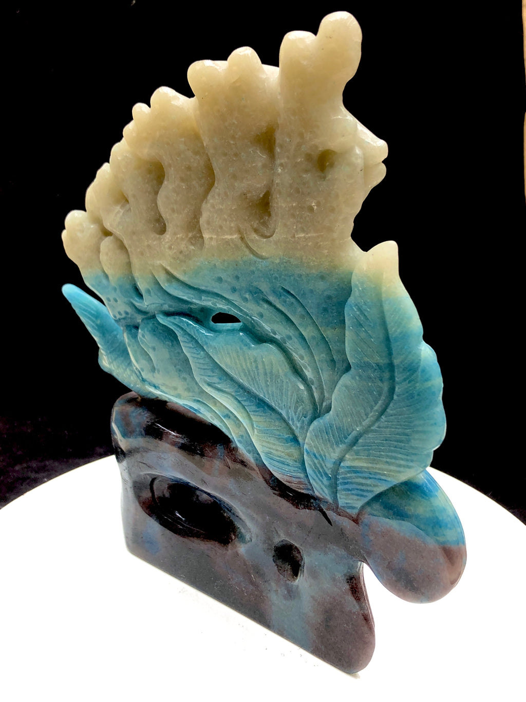 Trolleite Mermaid carving